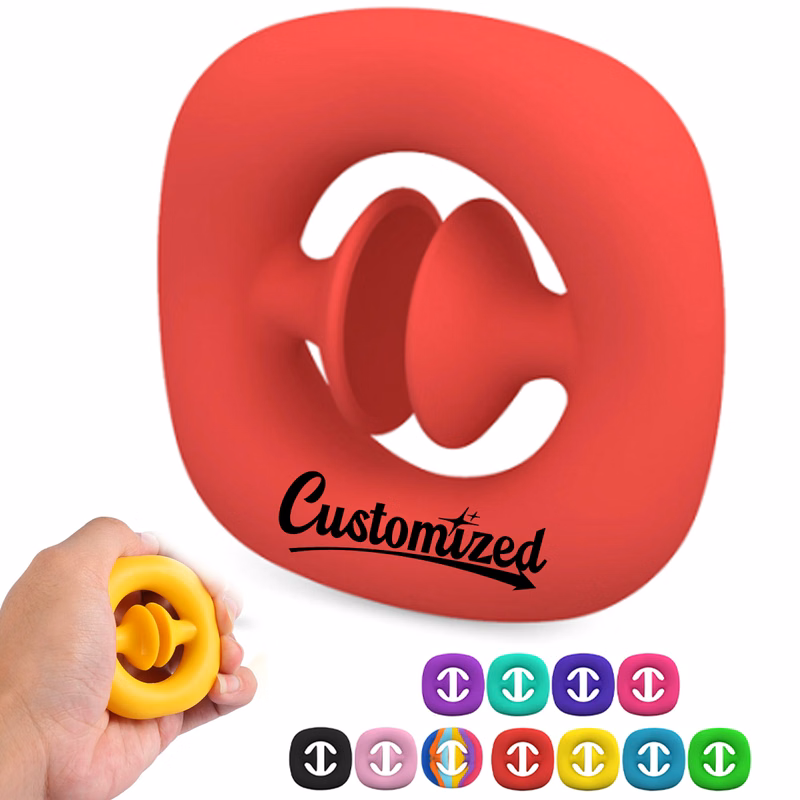 Silicone Stress Relief Hand Grip Toy with Custom Logo