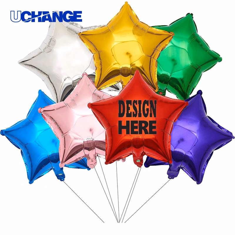 Star Shape Foil Mylar Balloon Decoration