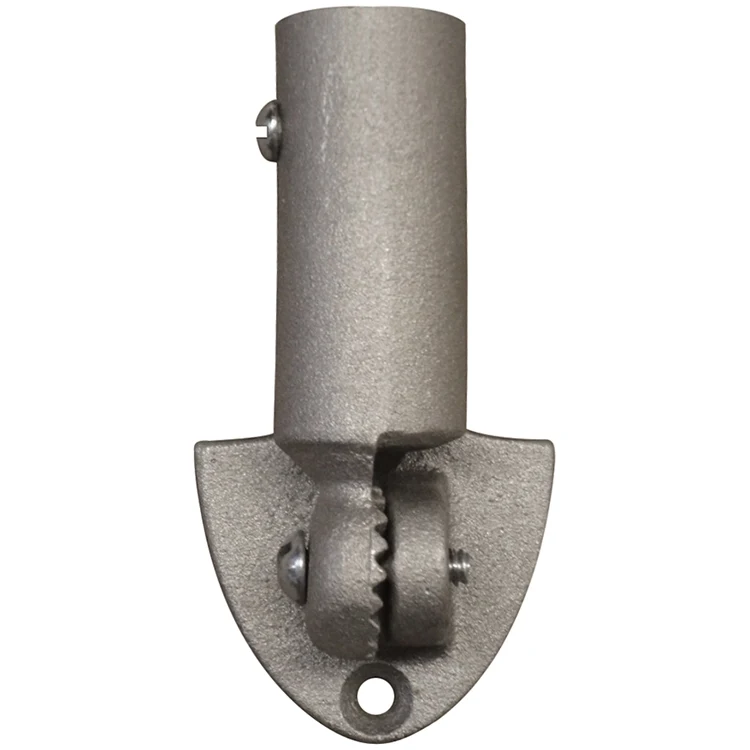 Silver Cast Aluminum Adjustable Bracket-up to 5/8" 1