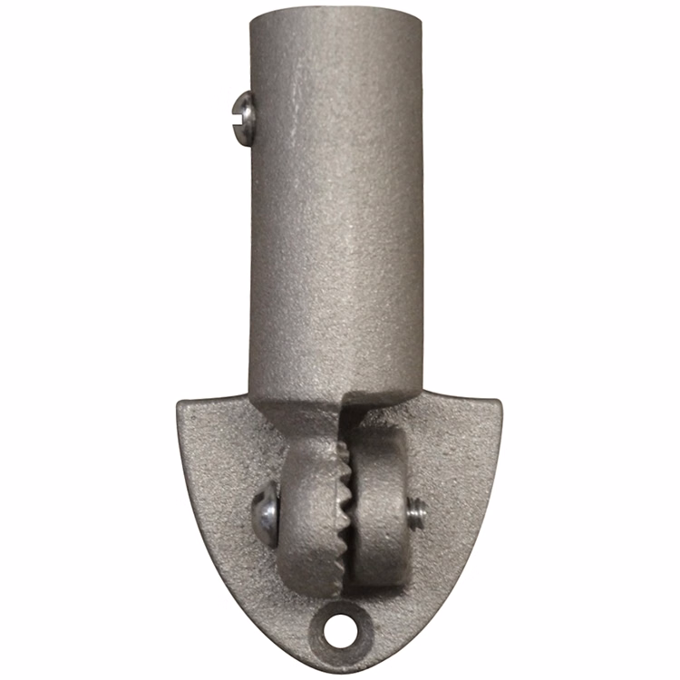 Silver Cast Aluminum Adjustable Bracket-up to 5/8"