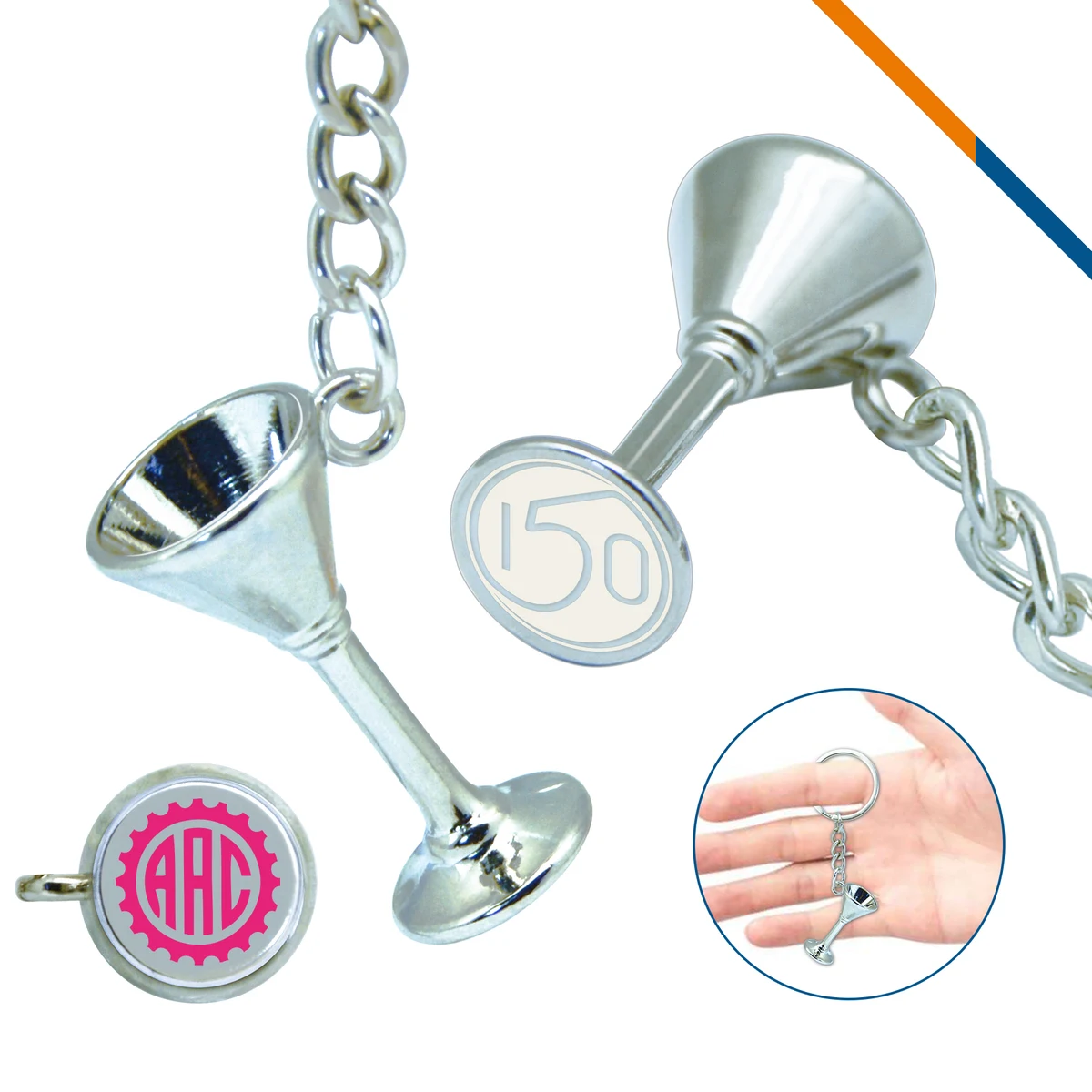 Cocktail Keychain 1