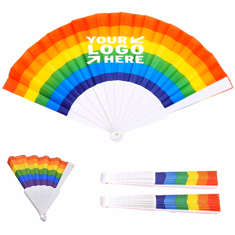 Folding Rainbow Fan