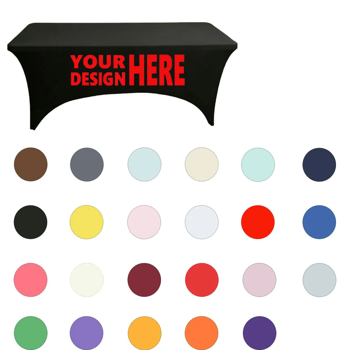 6ft Spandex Table Cover 1