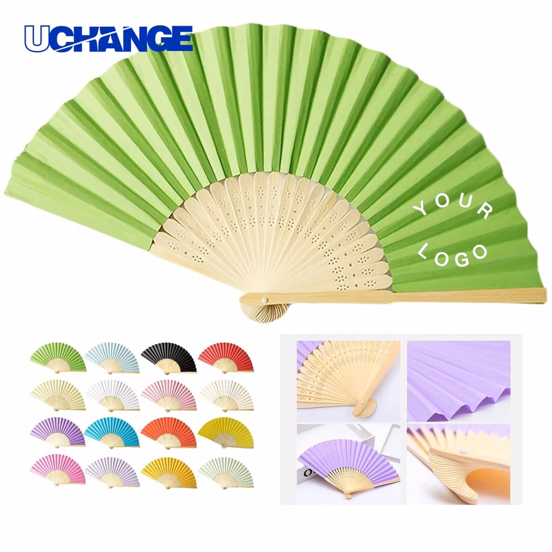 Customizable Bamboo Folding Fan for Gifts