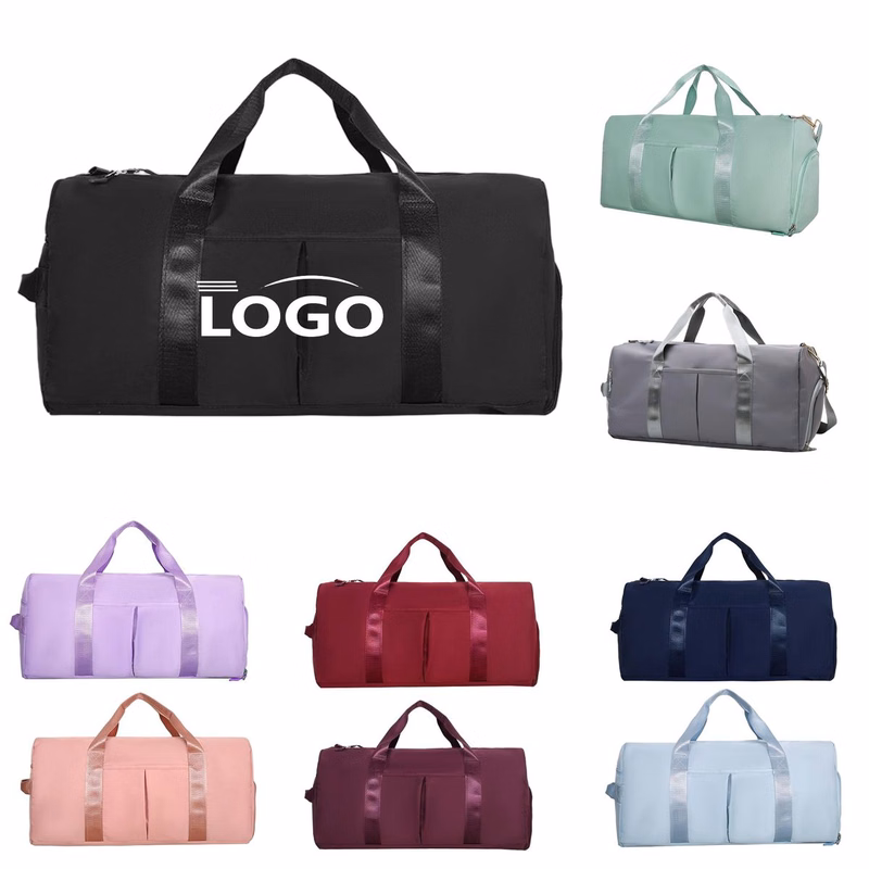 Oxford Gym Duffel Bag With Shoe Compartment