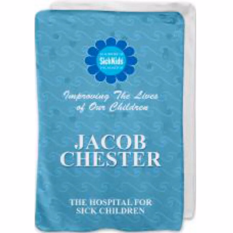 Sublimated Imported Fleece Baby Blanket 30x40