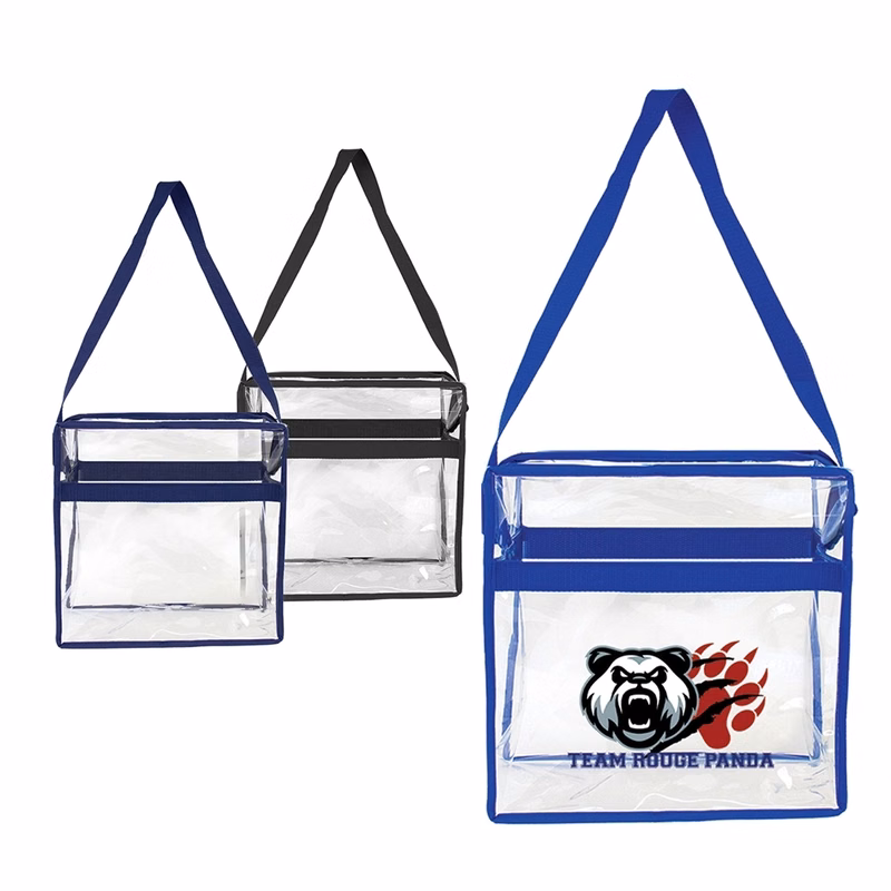 Clear Crossbody Stadium Messenger Tote
