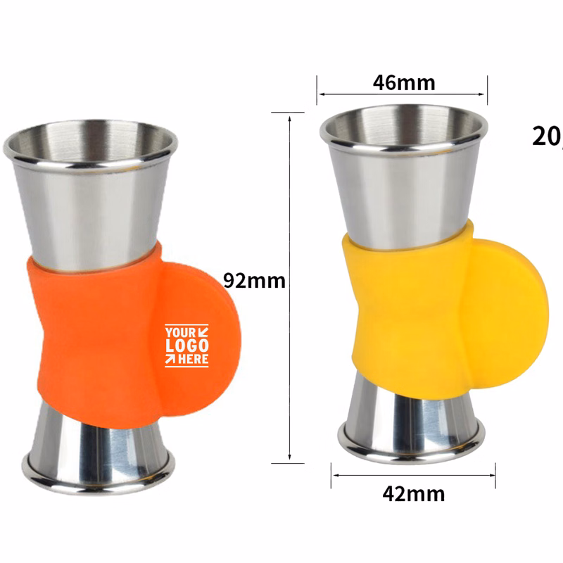 20ml/40ml SteeL Double Jigger with Steel Handle