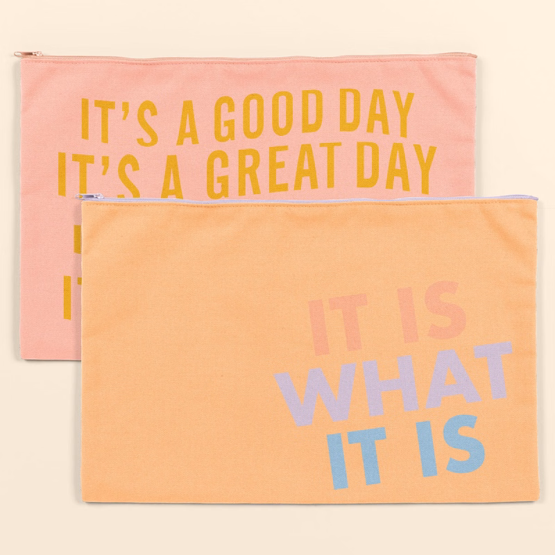 DOTTIE POUCH - COLORED CANVAS