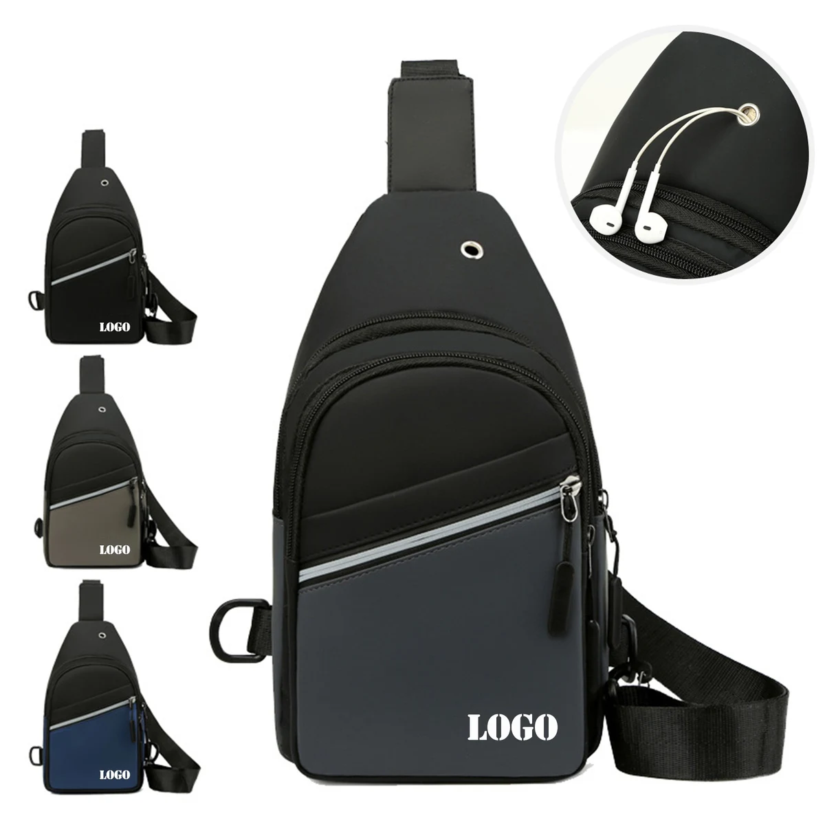Single Shoulder Chest Backpack Bag 1