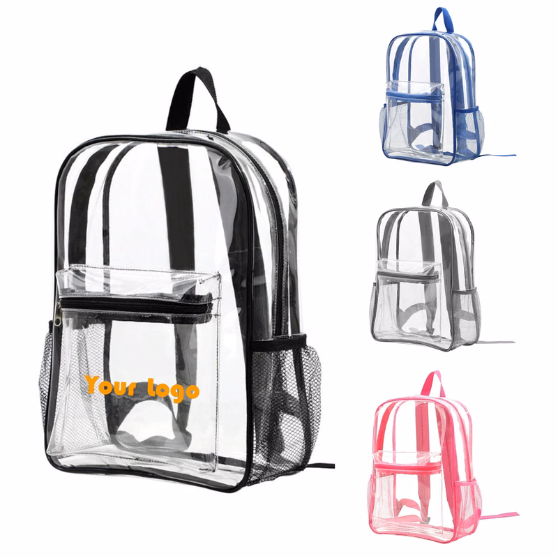PVC Clear Plastic Daily Backpack