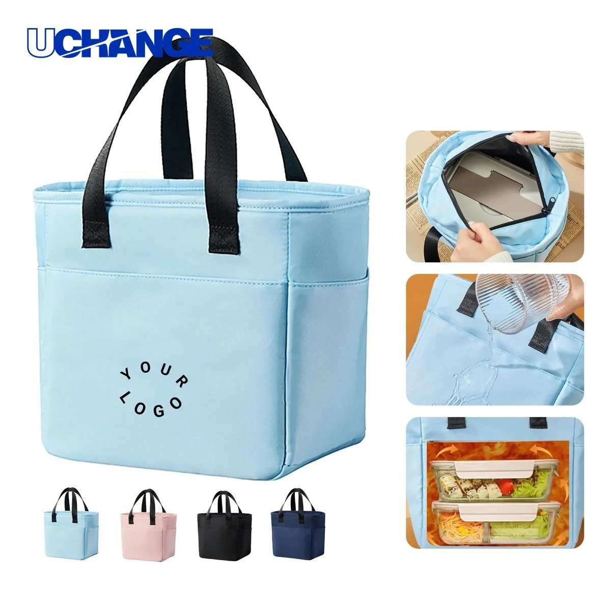 Beverage Storage Bag Carrier with PEVA Lining 1