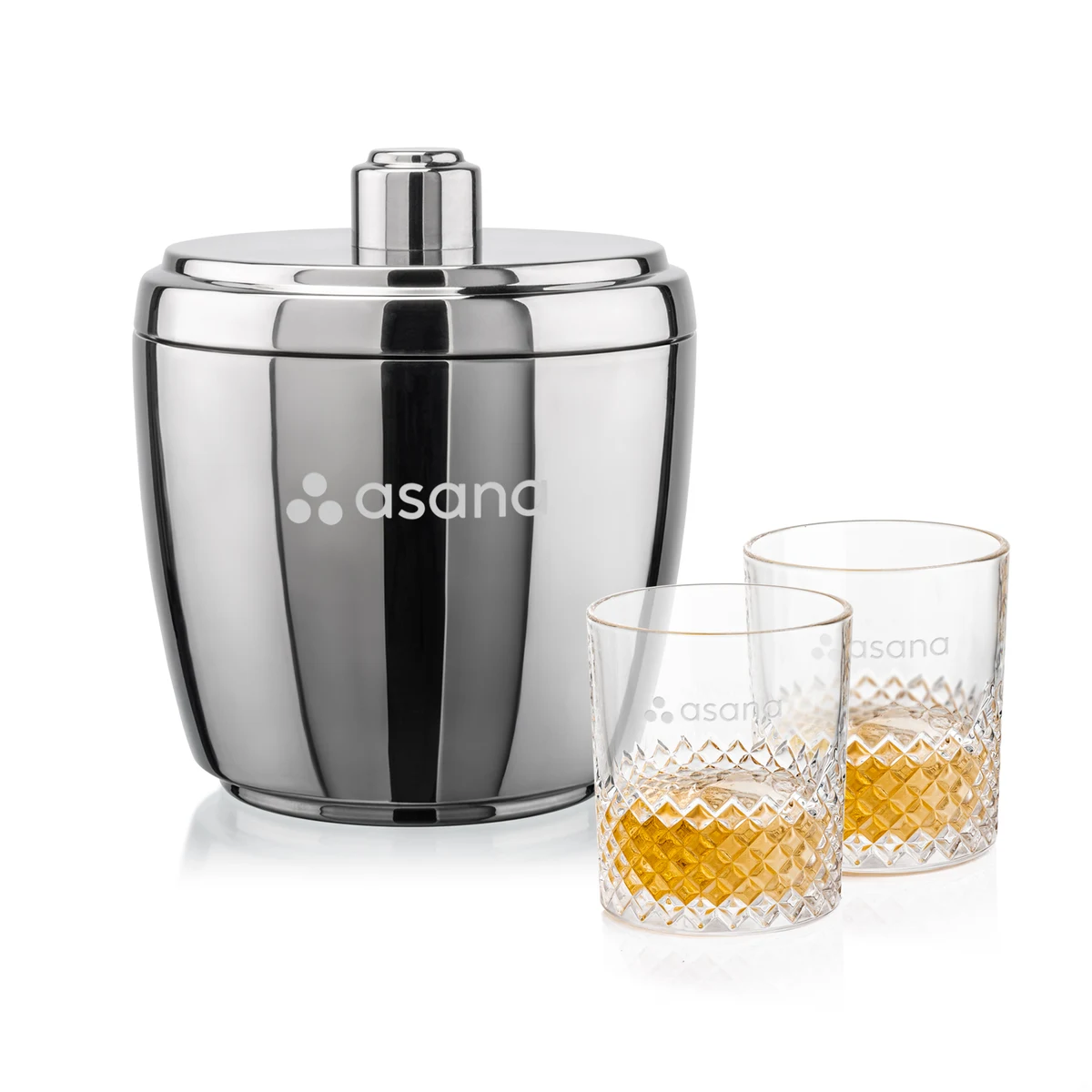 Pescara Ice Bucket & Tacoma On-the-Rocks Set 1