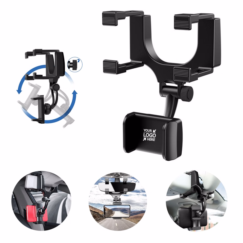 Rear View Mirror Phone Holder