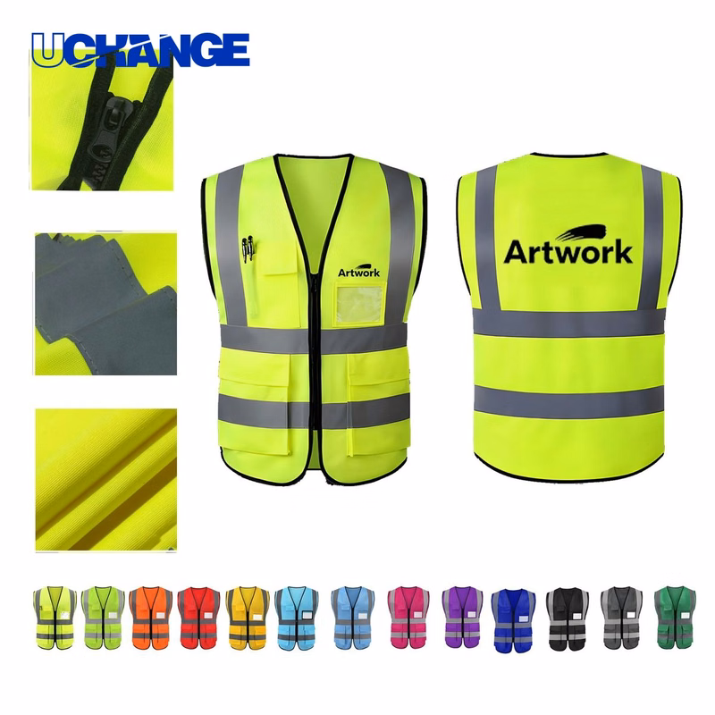 Multi-Pocket Reflective Safety Vest