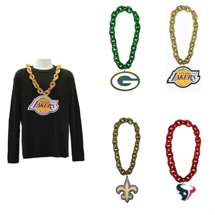 Customizable Eva Team Fan Chain Necklace 1