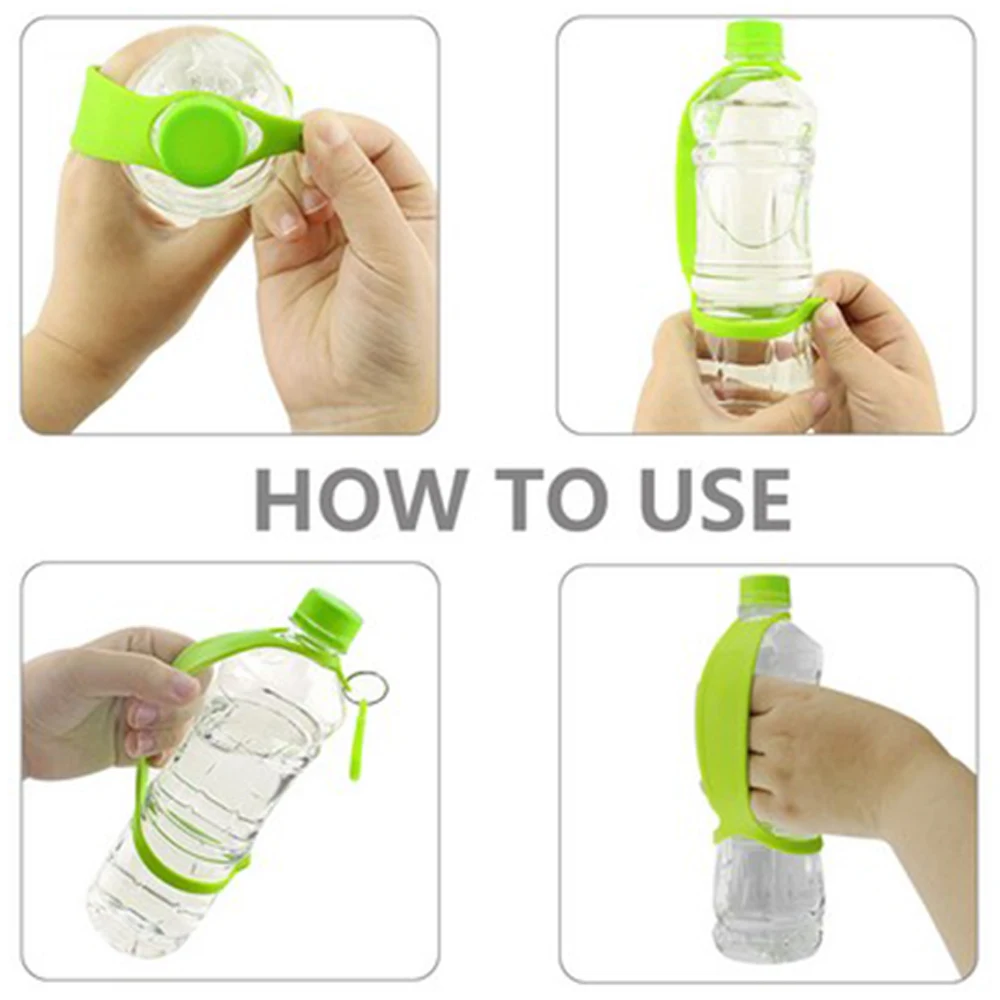 Silicone Bottle Carrier Grip Sleeve 1