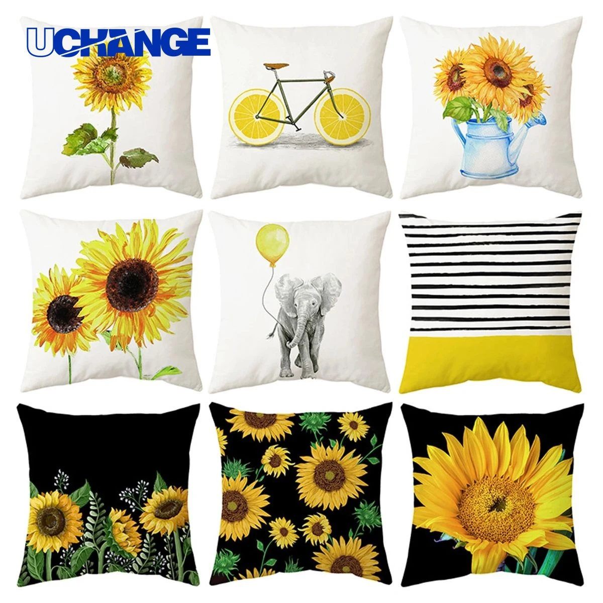 Polyester Pillow Cover for Sofa and Home Decor 1