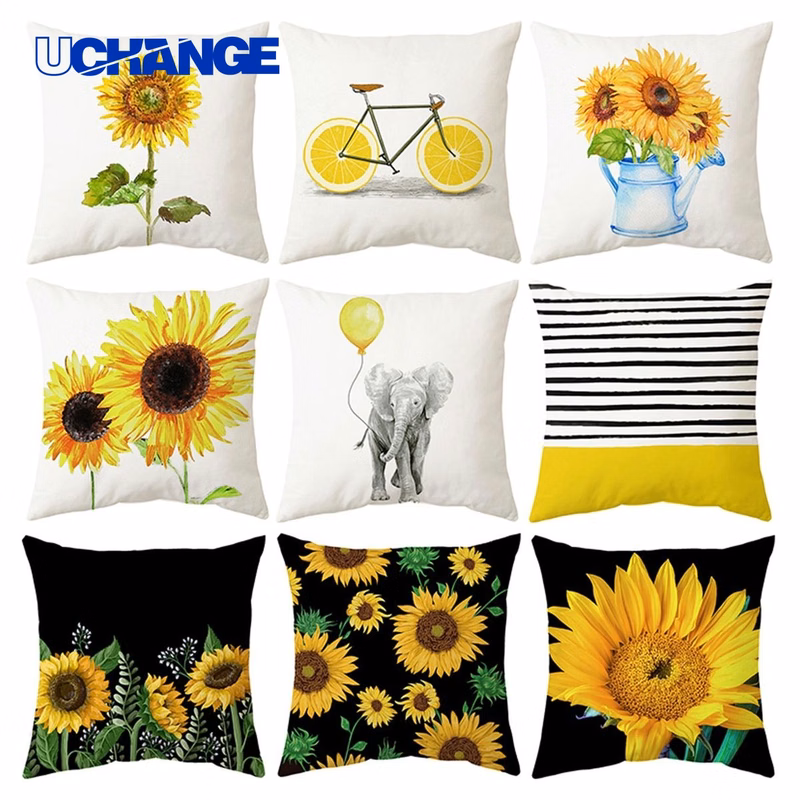 Polyester Pillow Cover for Sofa and Home Decor