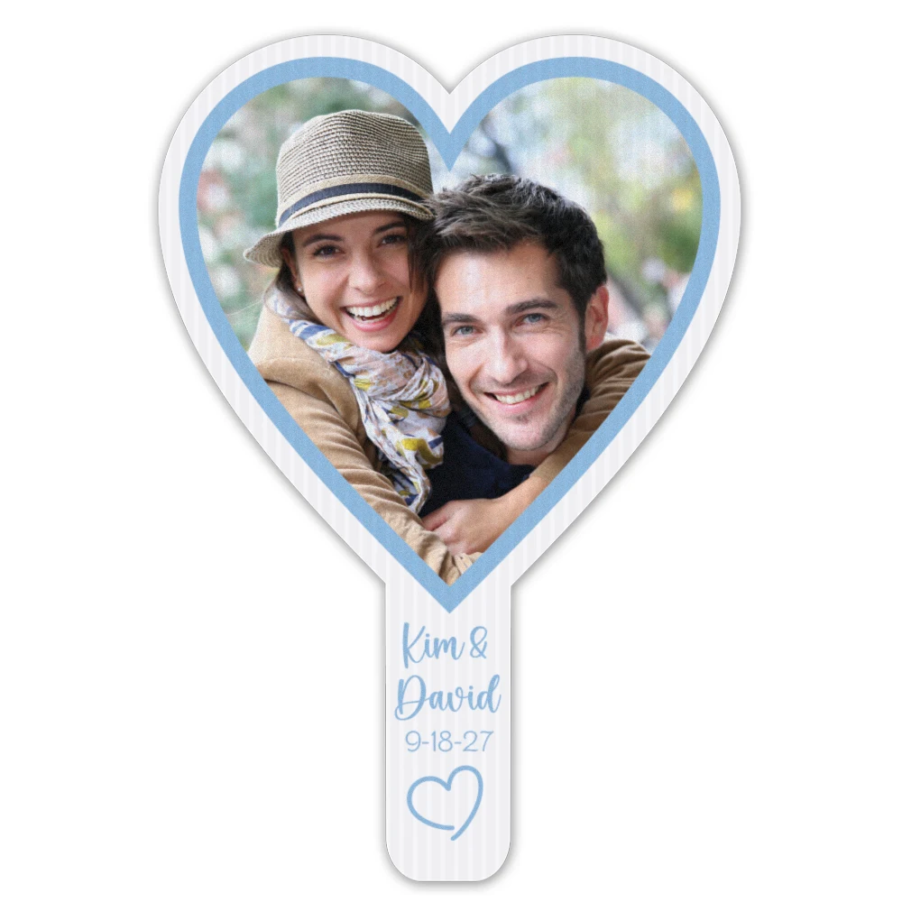Full Color Custom Wedding Fan 1