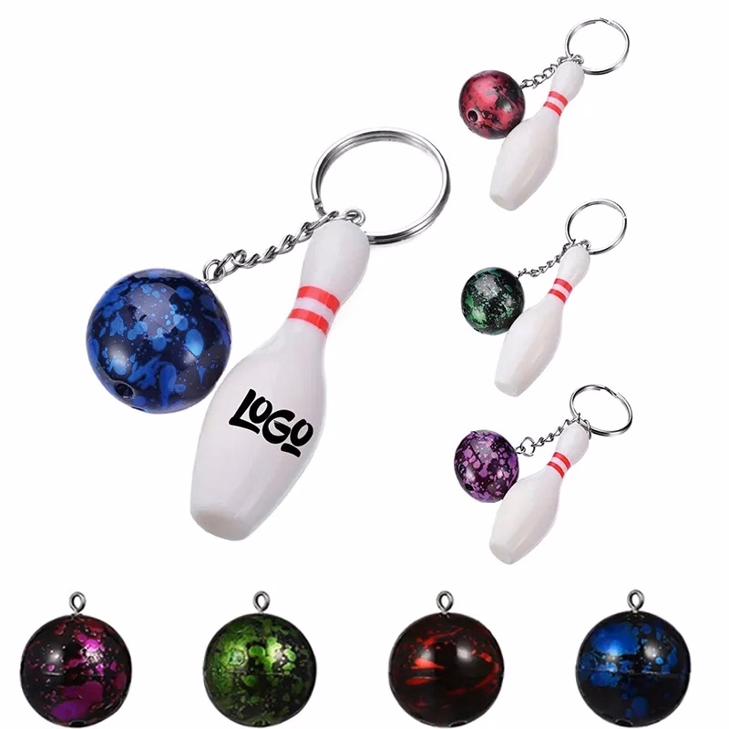 Bowling Pin Keychain