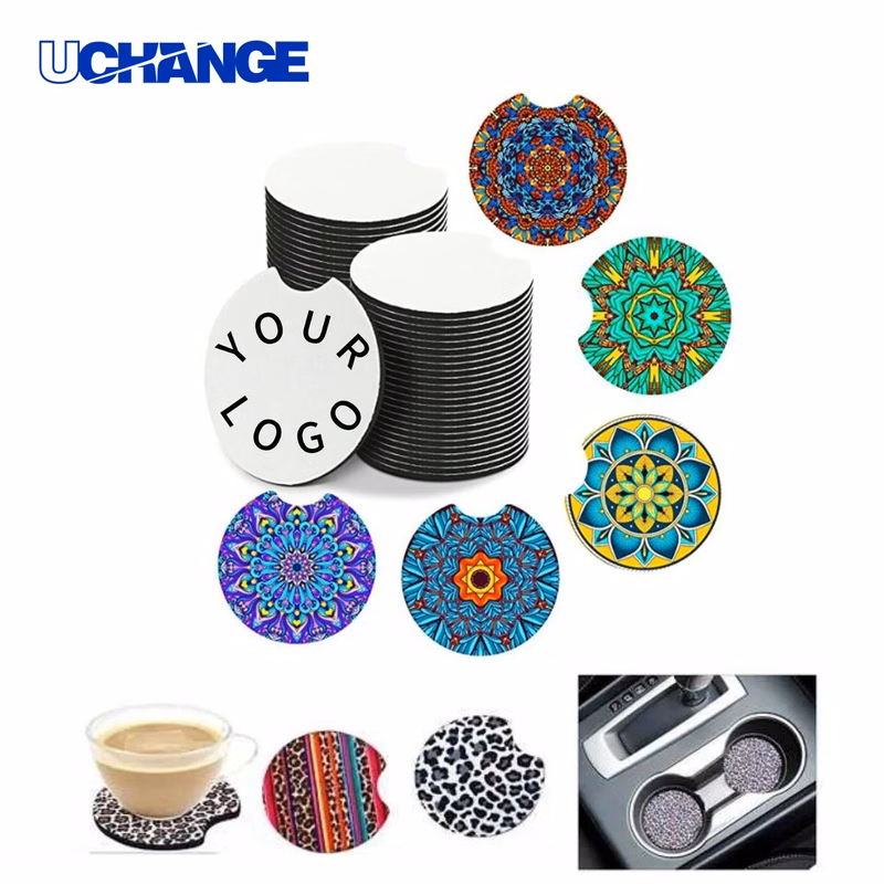 Rubber Coaster Set for Sublimation Printing