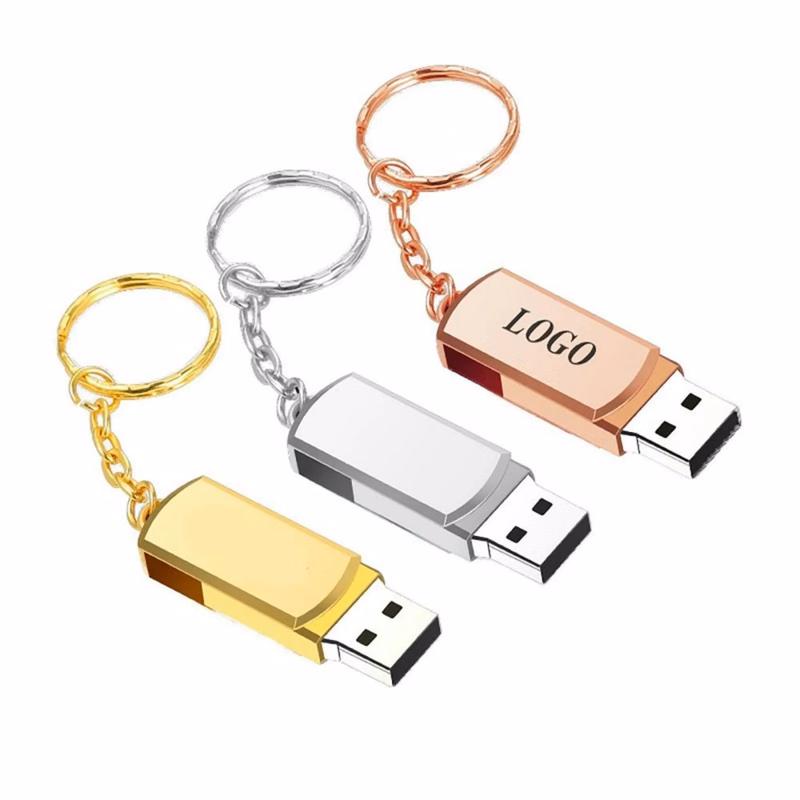 Metal 8 GB Swivel USB Flash Drives