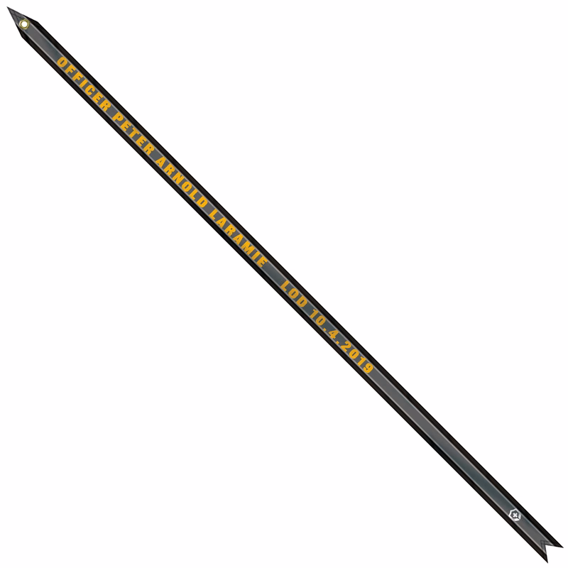 1 3/8" x 48" Custom Printed Nylon Streamer