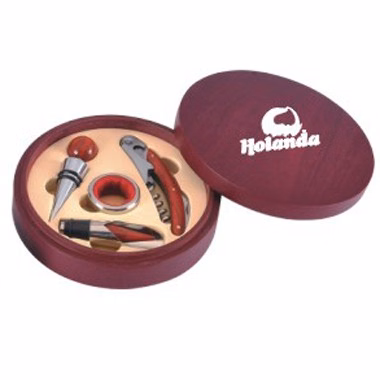 Rosewood Finished Wine Set