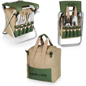 Foldable Stool With Garden Tools Foldable Stool With Garden Tools 1
