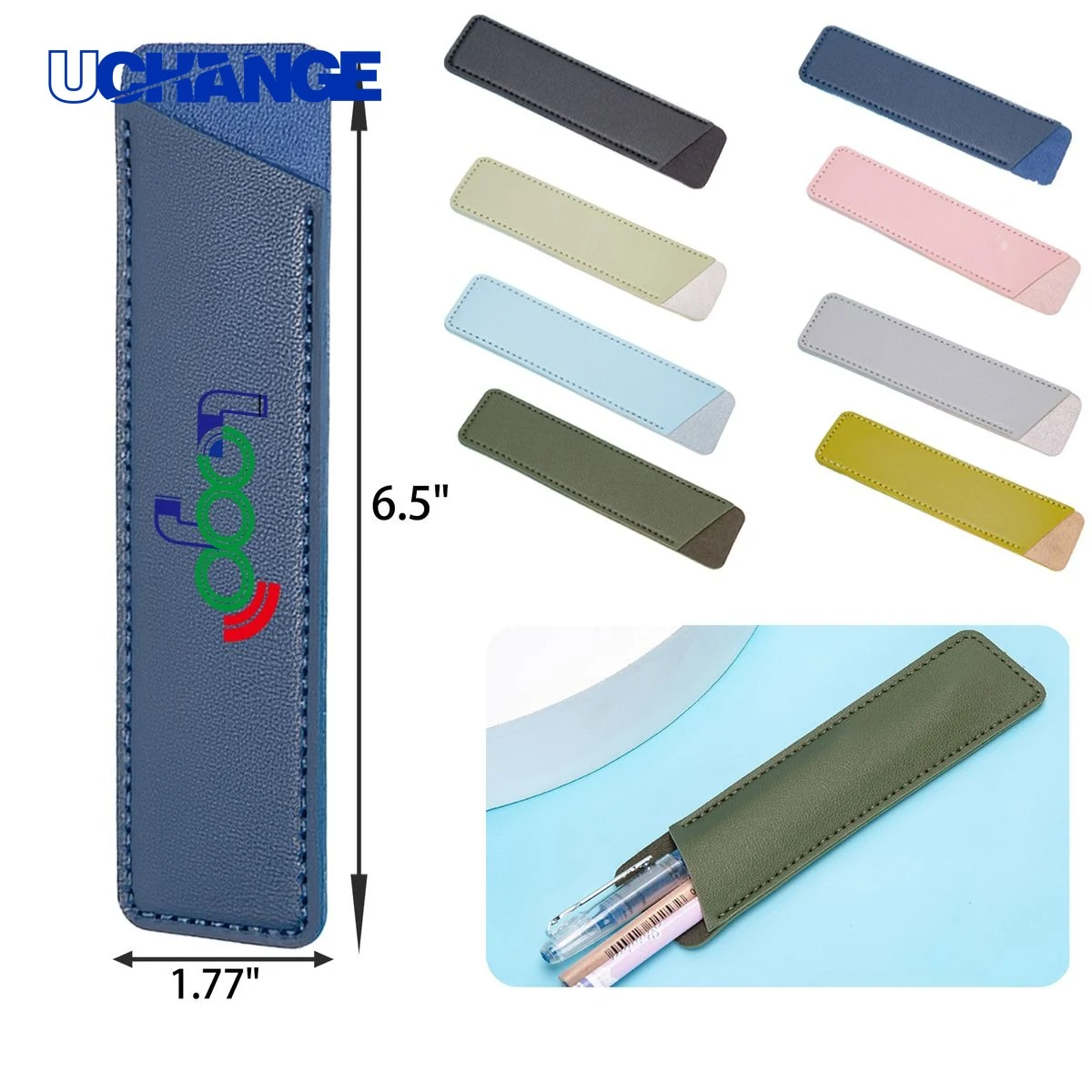 PU Leather Soft Pen Sleeve Pouch 1