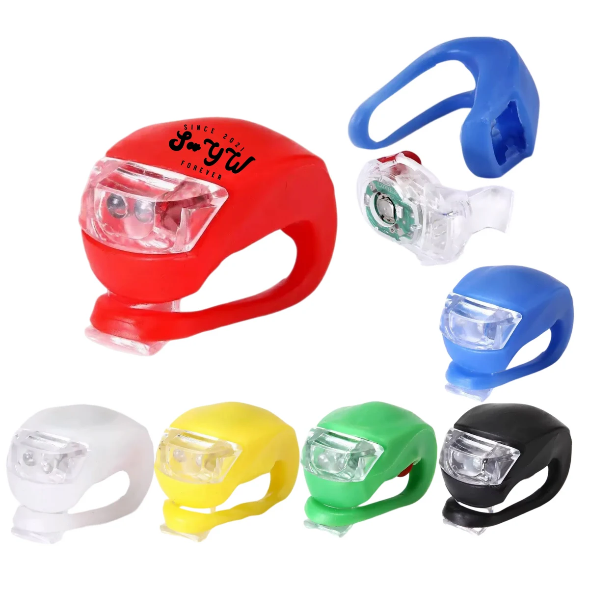 Silicone LED Bicycle Night Riding Warning Light 1
