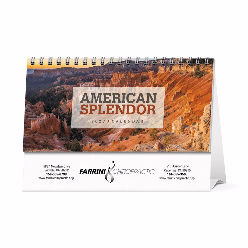 Triumph® Calendars American Splendor Desk Calendar
