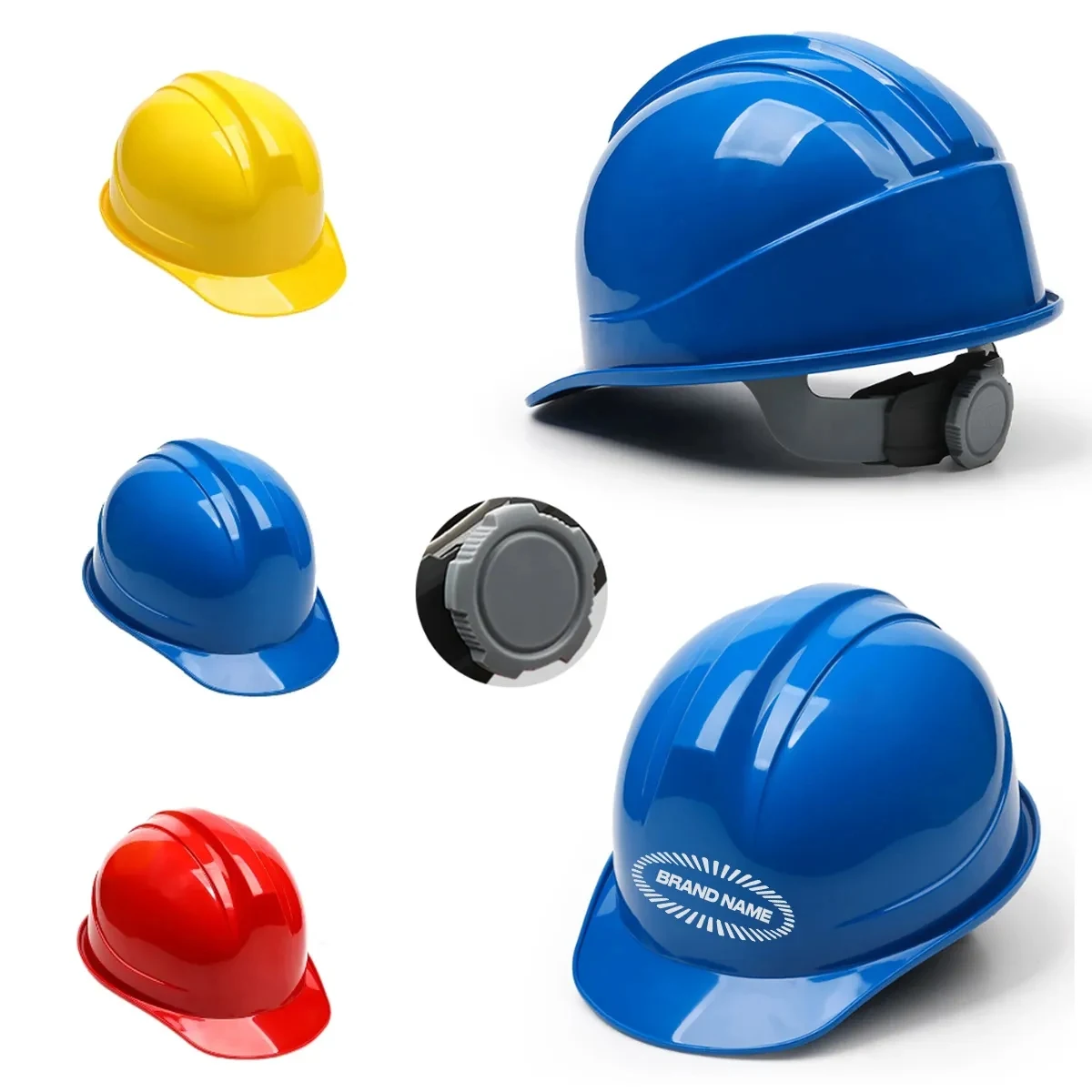 Construction Hard Hat With Self-Adjusting Suspension 1