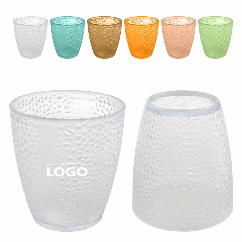 Stackable Hammered Plastic Acrylic Cup
