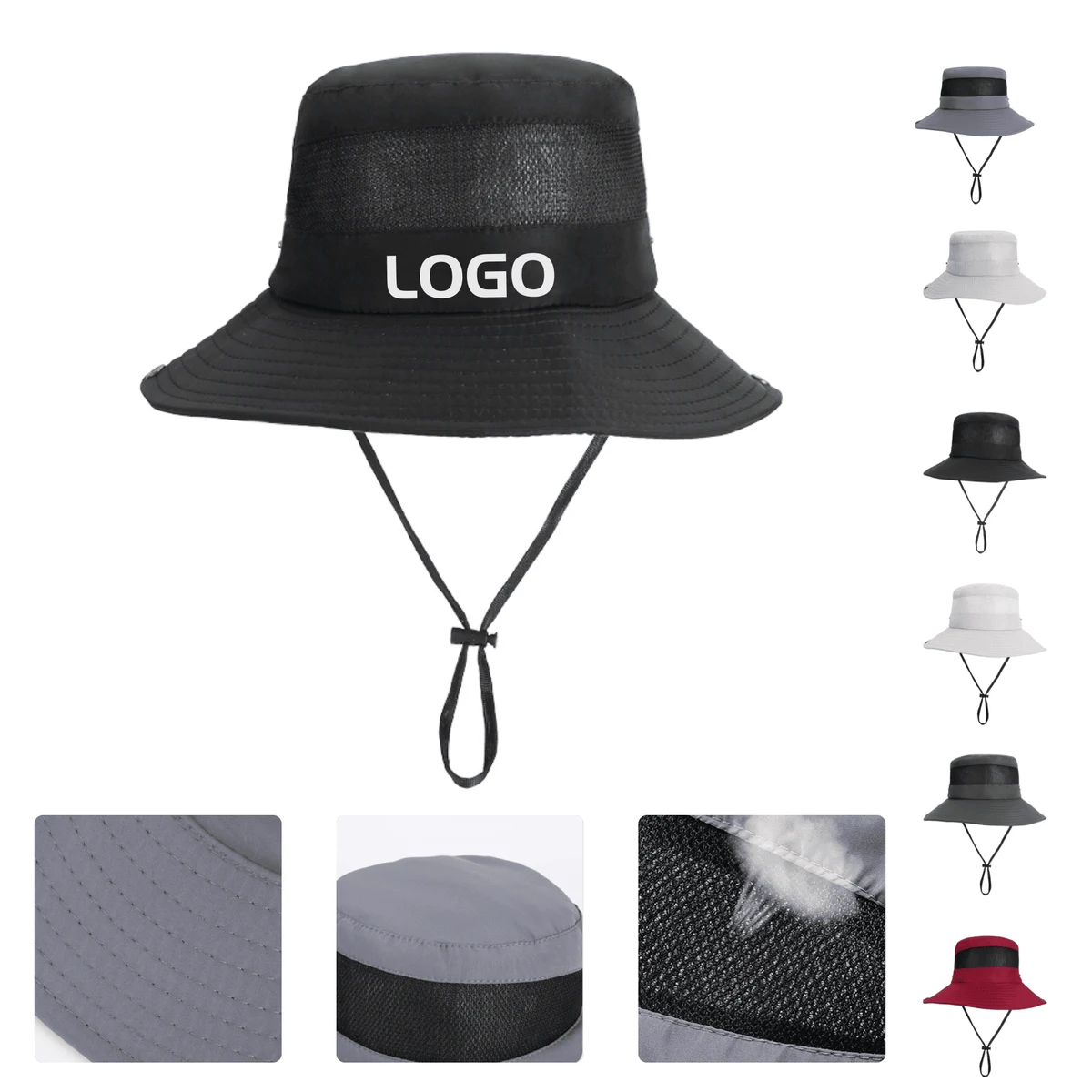 Breathable Mesh Sun Protection Hat 1