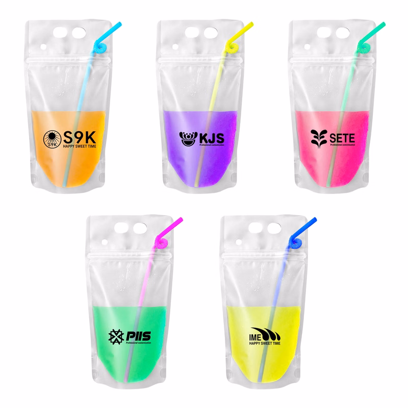 Juice Pouch With Straw