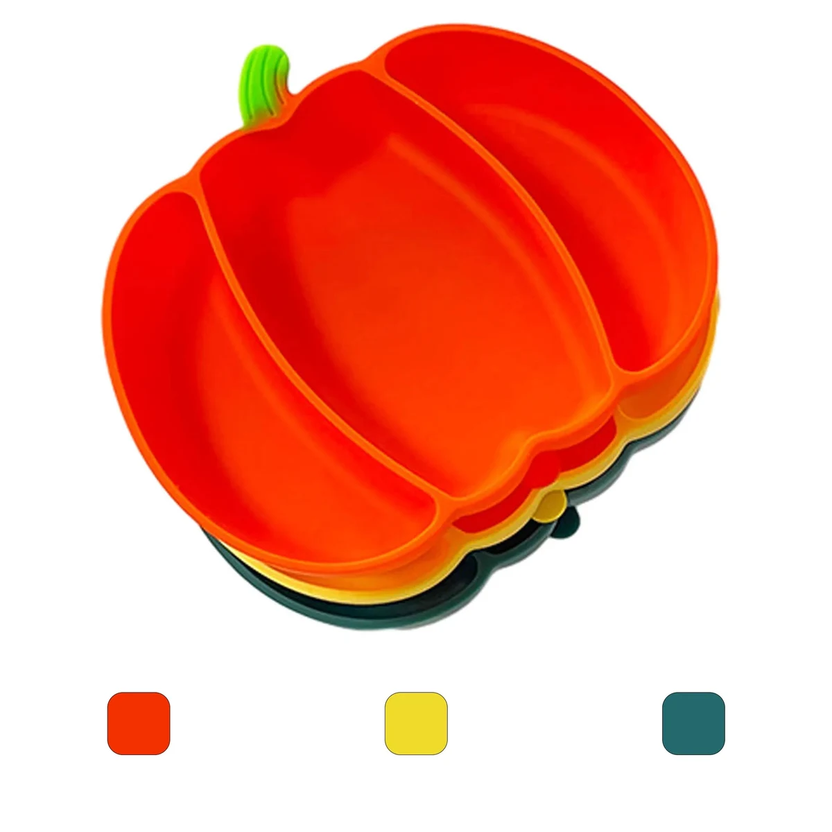 Creative Promotional Travel Silicone Pumpkin Plate 1