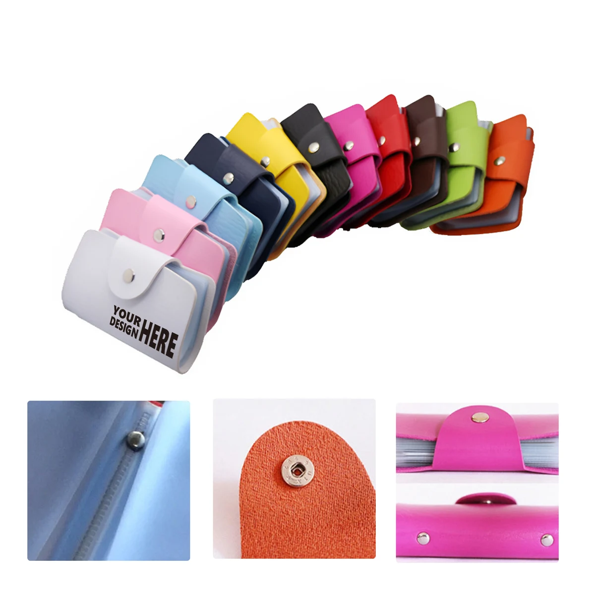 MOQ50 Blocking Card Holder Wallet With Custom Logo 1