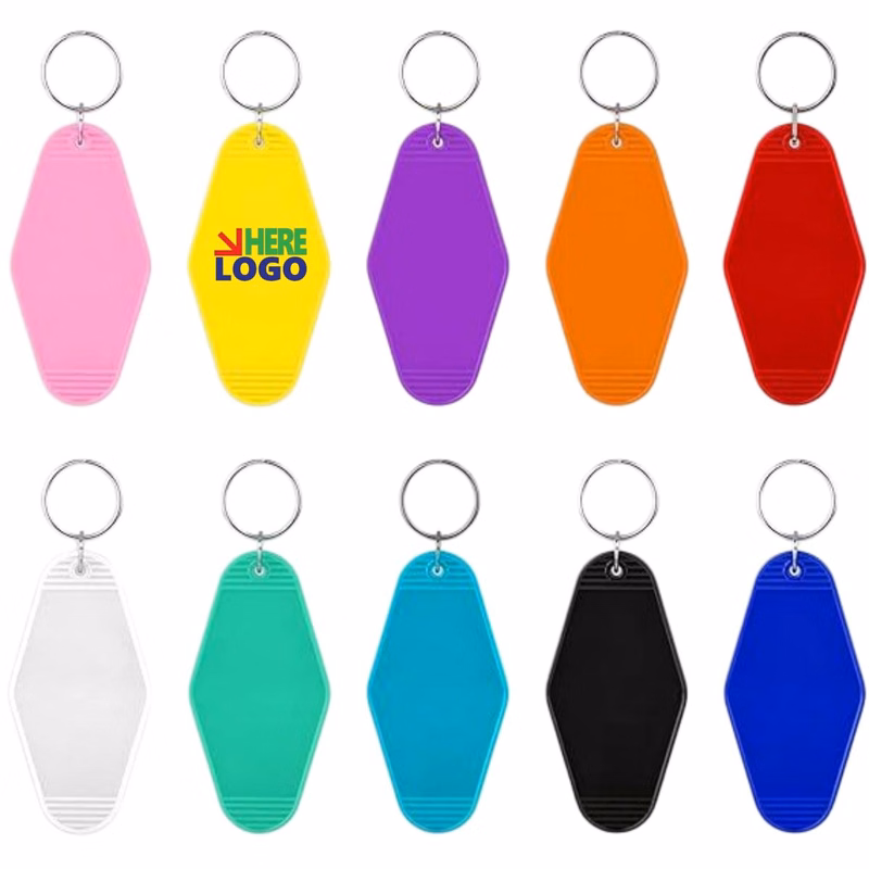 MOQ20 Vintage Plastic Diamond Key Tag