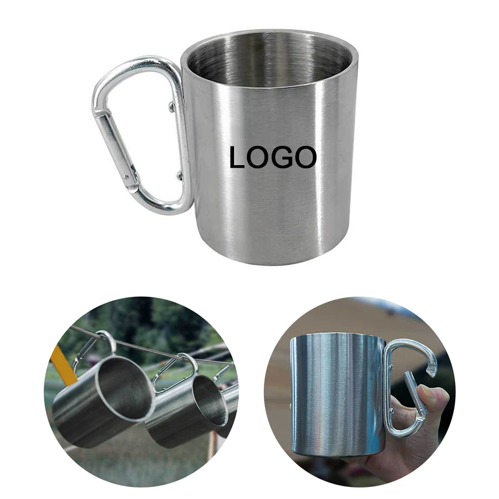200ml Camping Cup With Carabiner 1