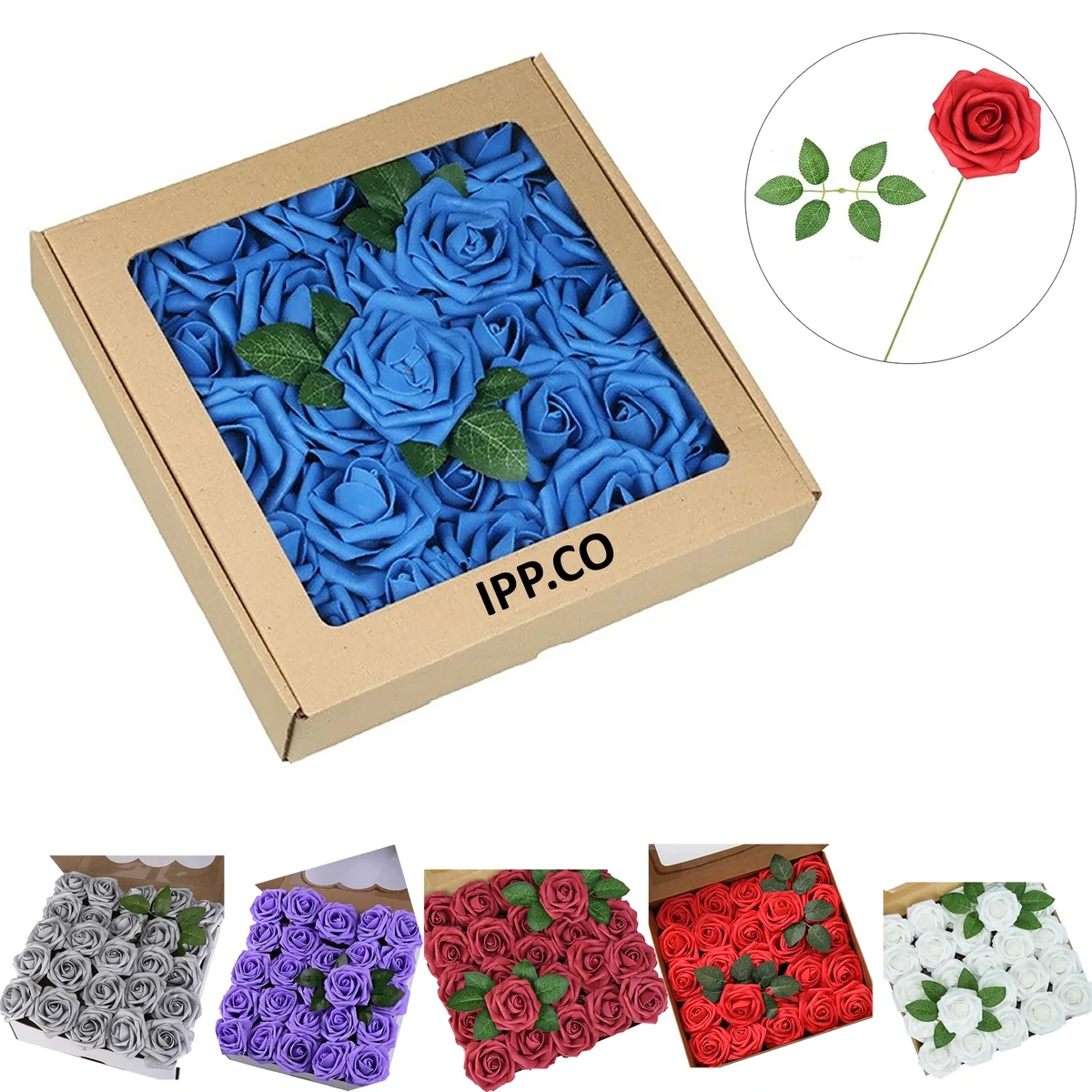 Artificial Flowers Box Set for DIY Wedding Bouquets 1