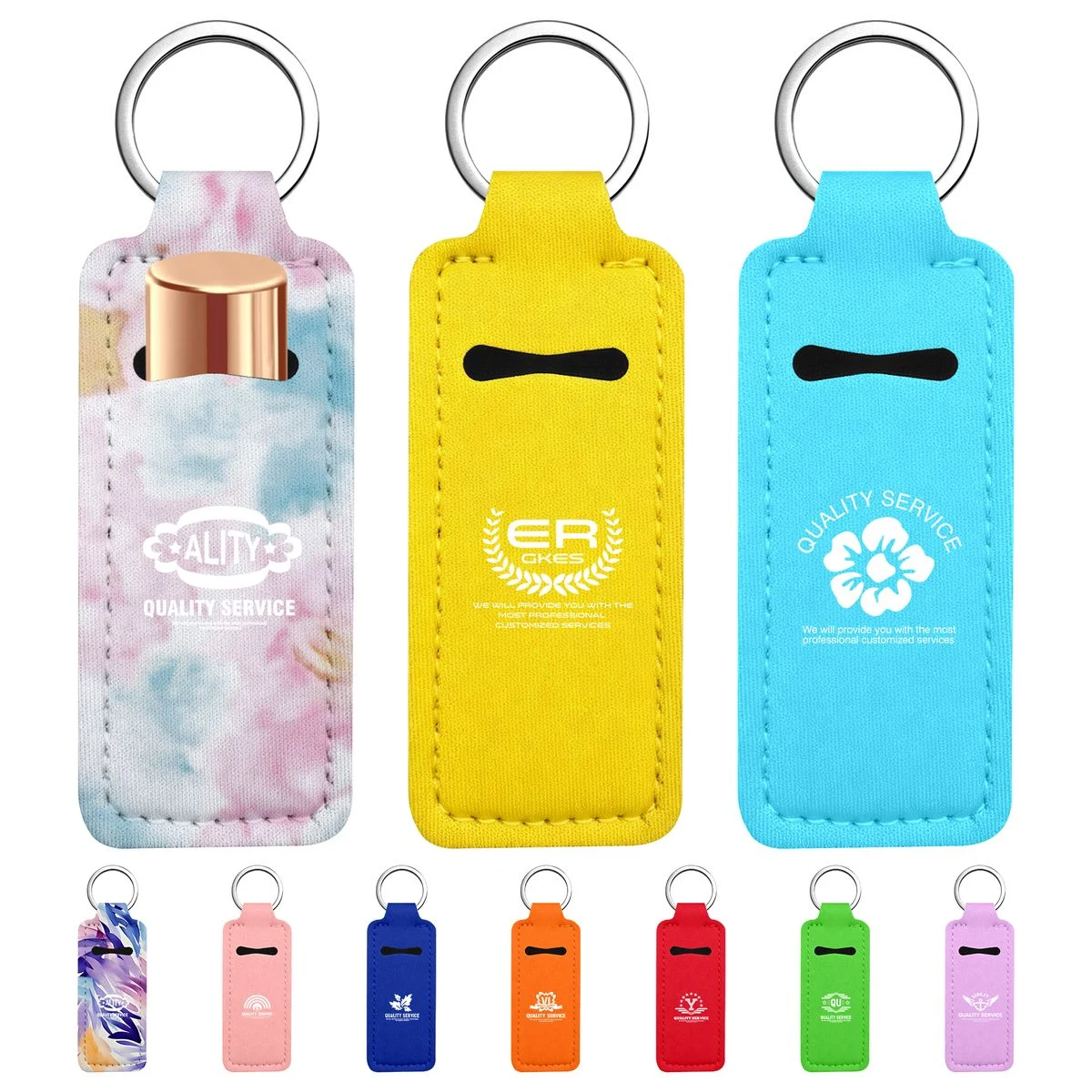 Keychain Chapstick Storage Sleeve 1