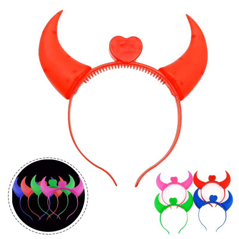 Halloween Devil Horns Headband