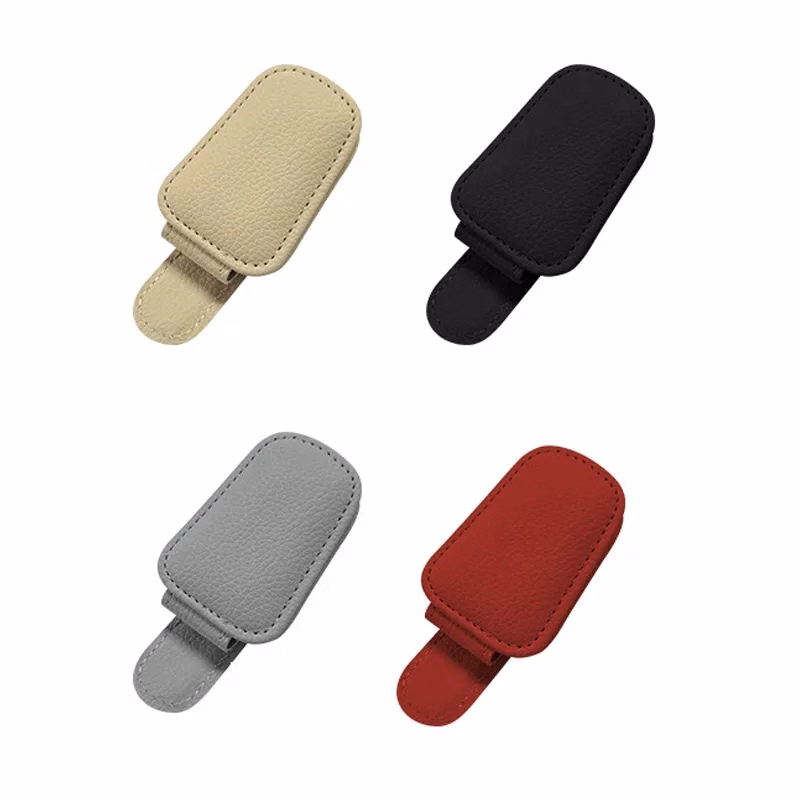 Car visor eyeglasses clip holder