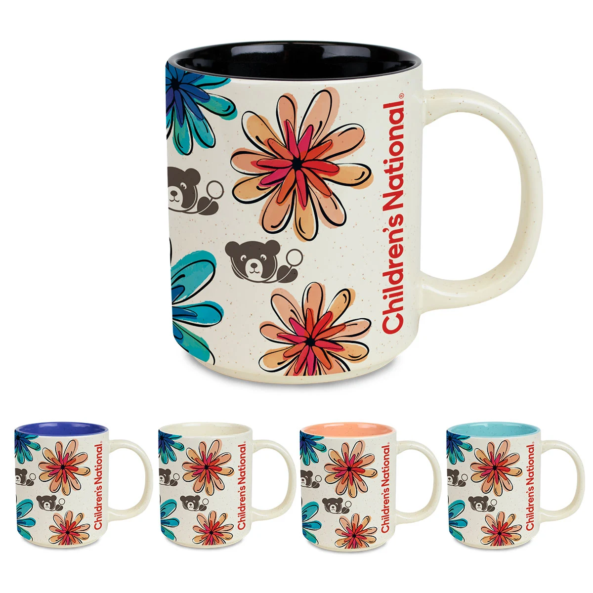 14 Oz. Ceramic Natura Speckle Mug 1