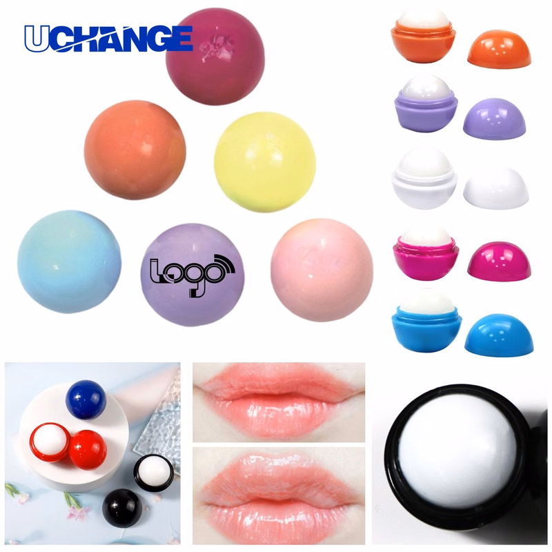 Beauty Fruit Flavored Cartoon Round Lip Balm Gift