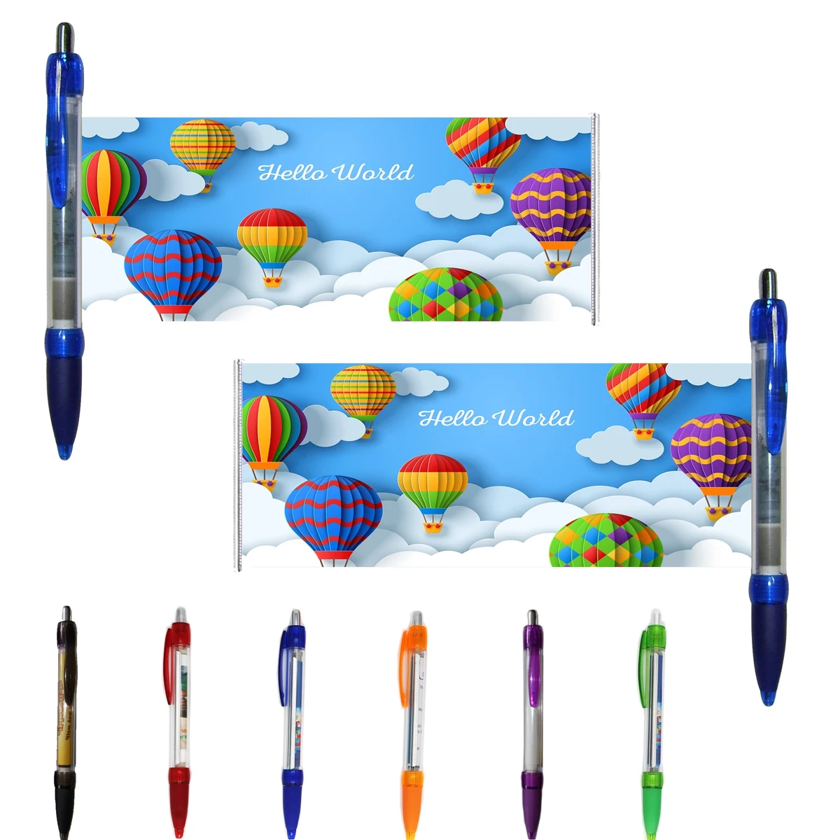 2 Sided Full Color Custom Banner Ballpoint Pen 1