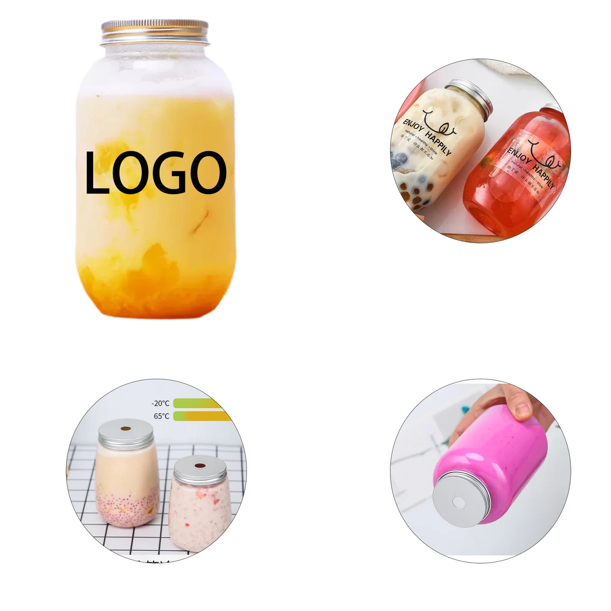 16 Oz Milk Tea Cup MOQ 10pcs 1