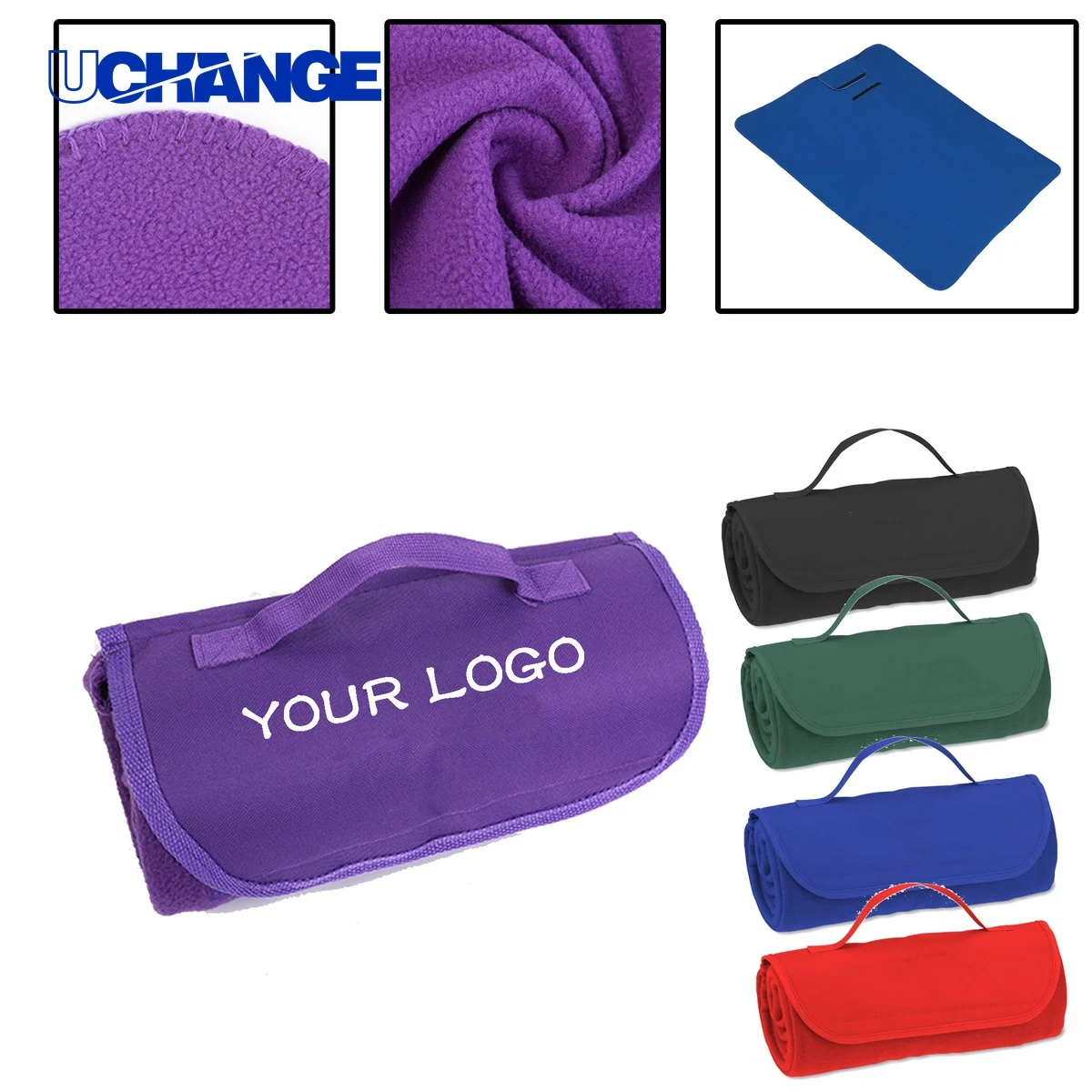 Logo Roll-Up Picnic Blanket Mat 1